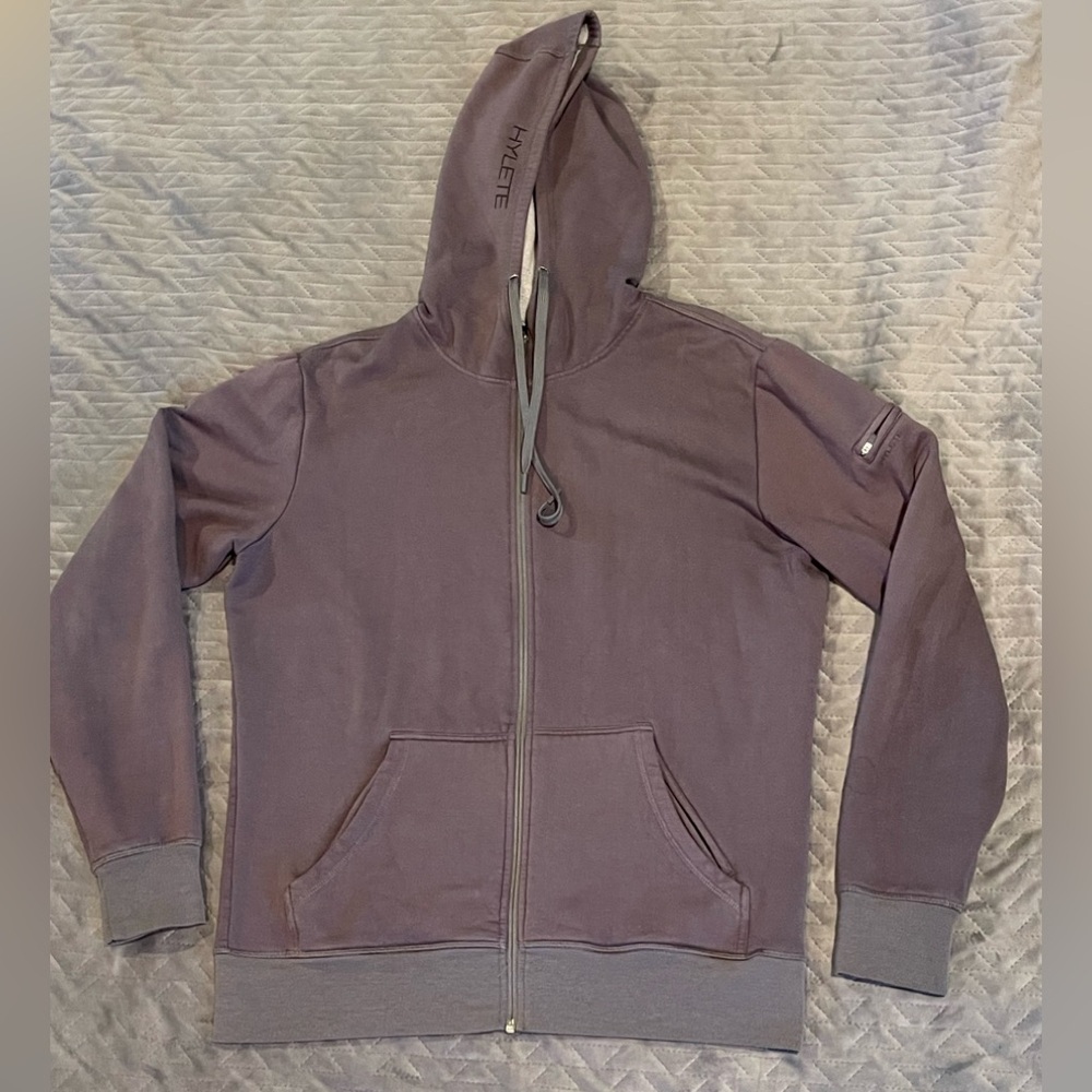 Hylete full zip hoodie men’s size large pre-owned‎ condition